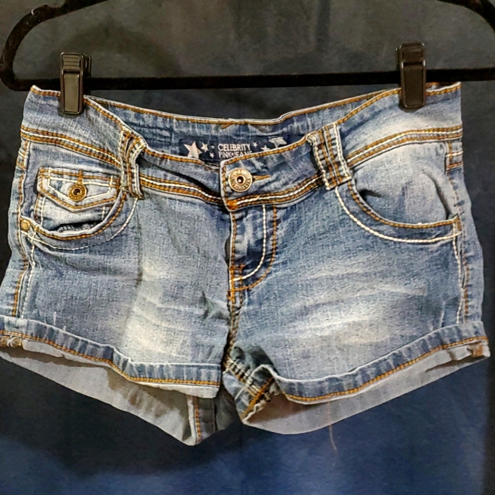 Denim shorts